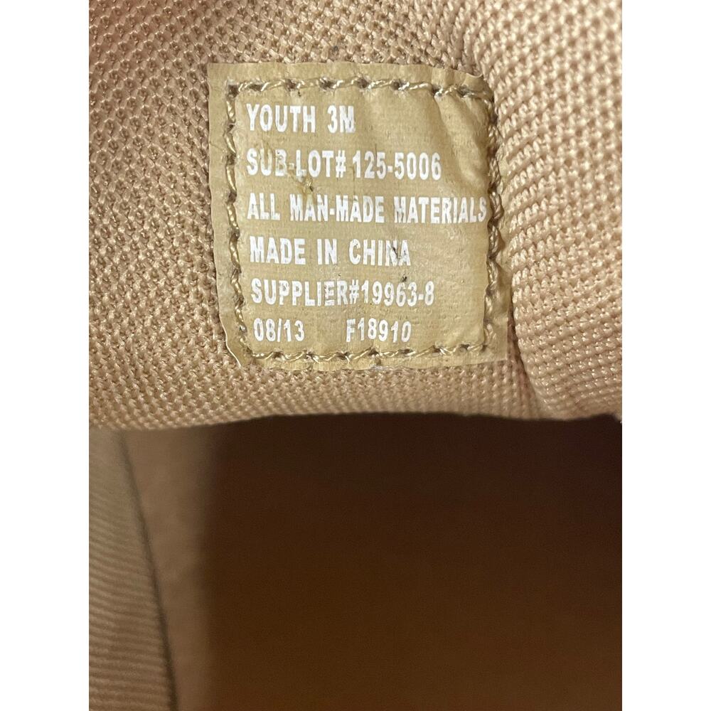 Arizona Jean Co. Gage Boys Youth Shoes 3 Medium Brown Non Marking Rubber Soles - Picture 8 of 9